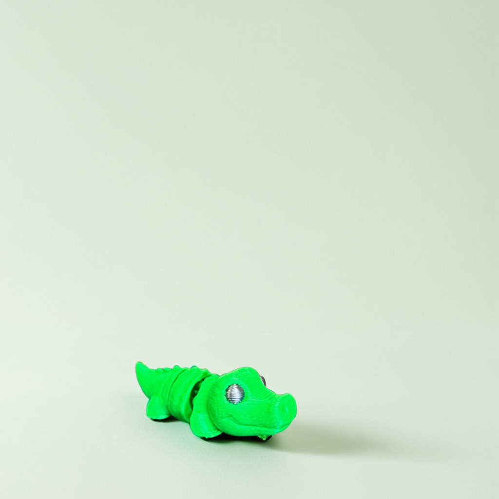 Flexi Crocodille Toy - Front View