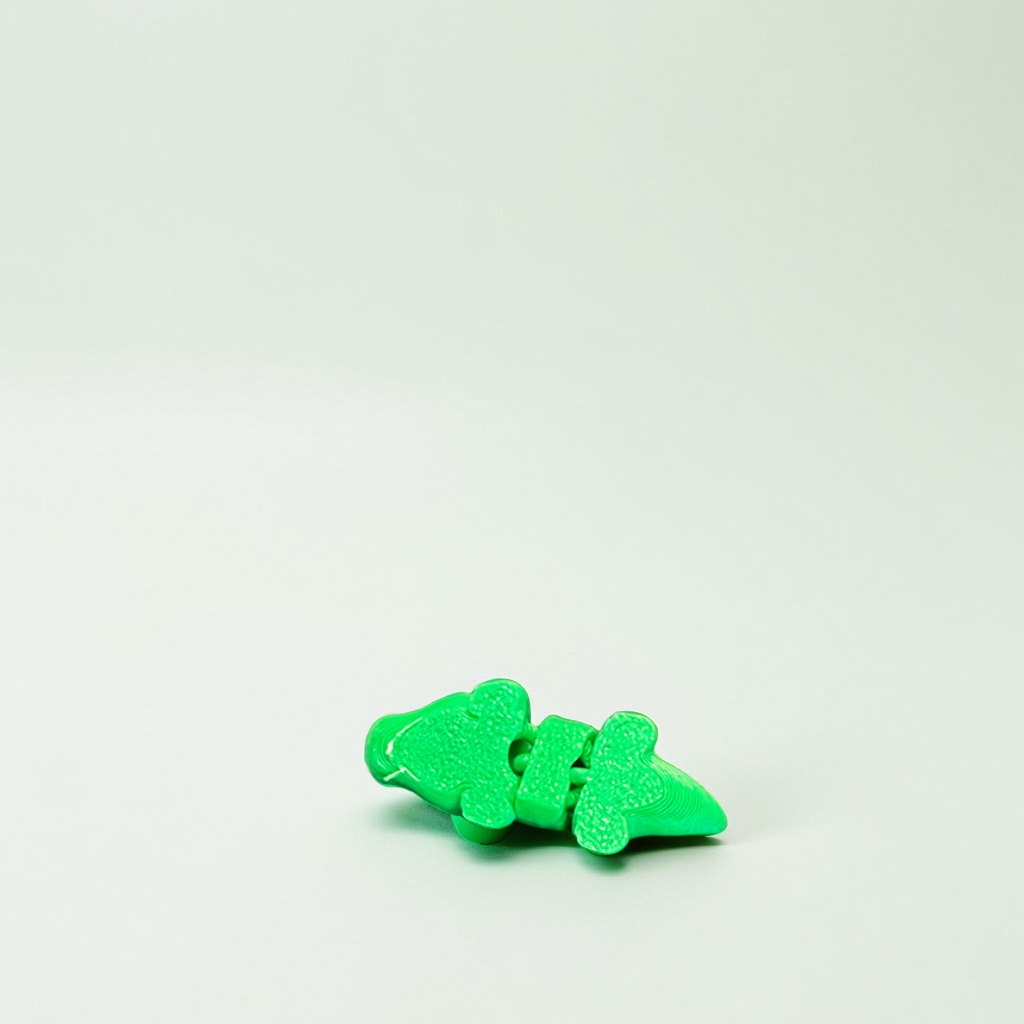 Flexi Crocodille Toy - Back Side View