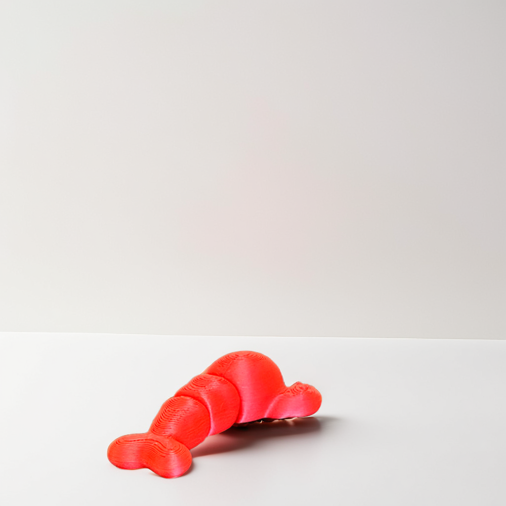 Flexi Lobster Toy - Back View