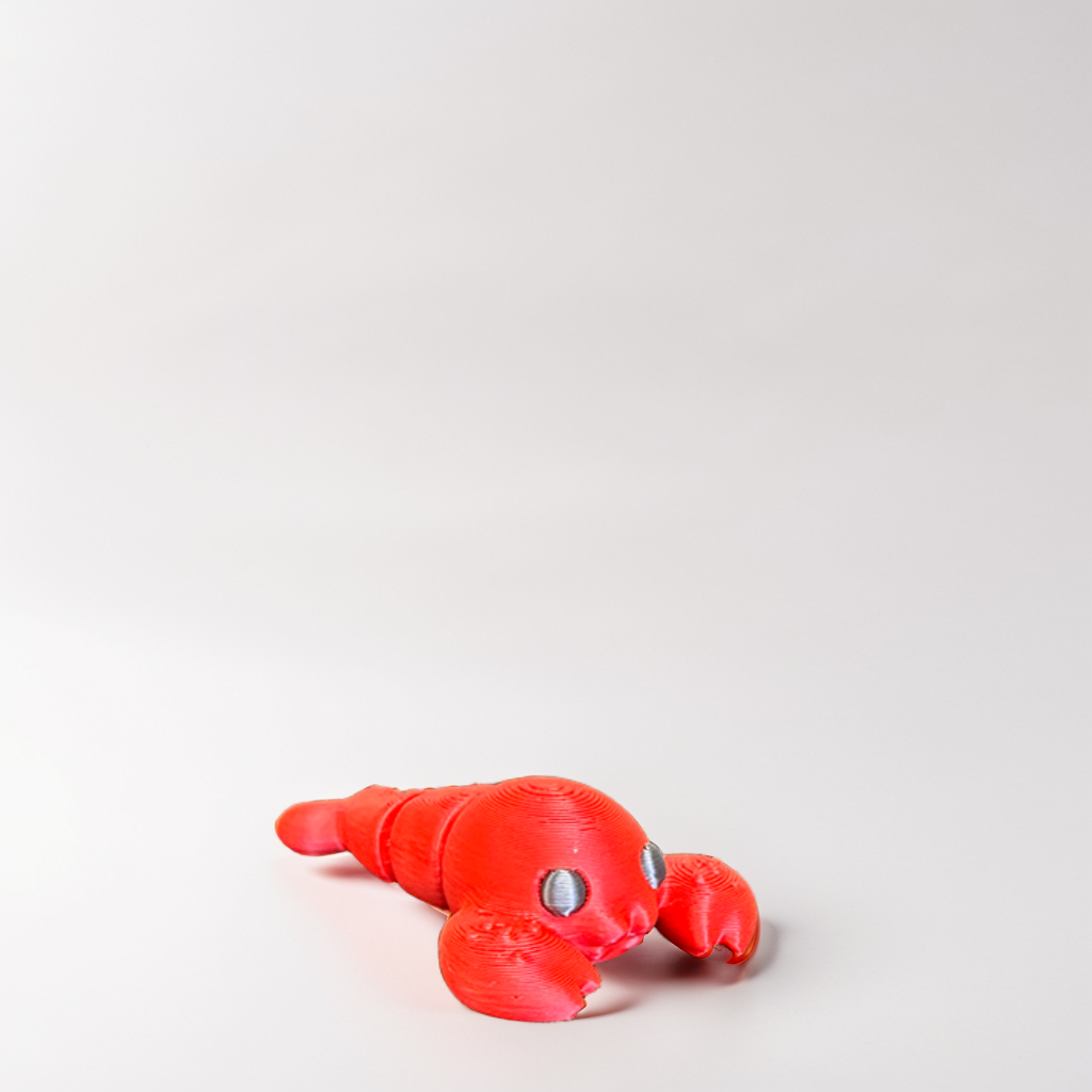Flexi Lobster Toy - Side View