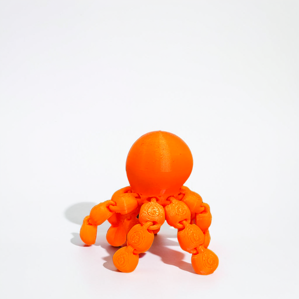 Flexi Ocotpus Toy Standing - Back View