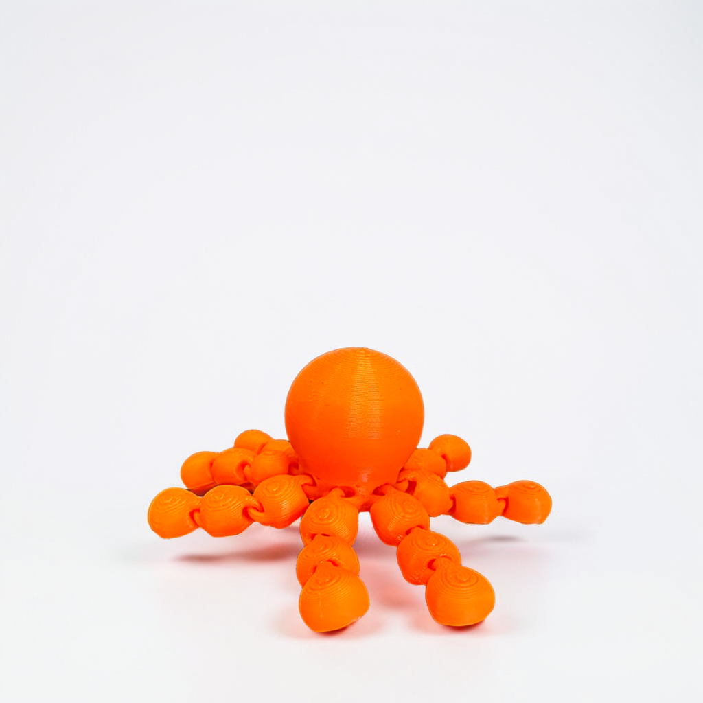 Flexi Octopus Toy - Back View