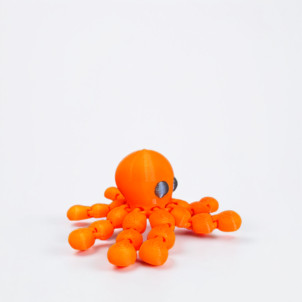 Flexi Octopus Toy - Side View
