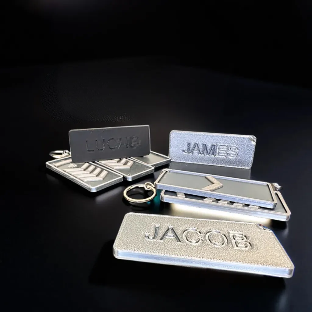 Counter Strike Keychain with personalized text