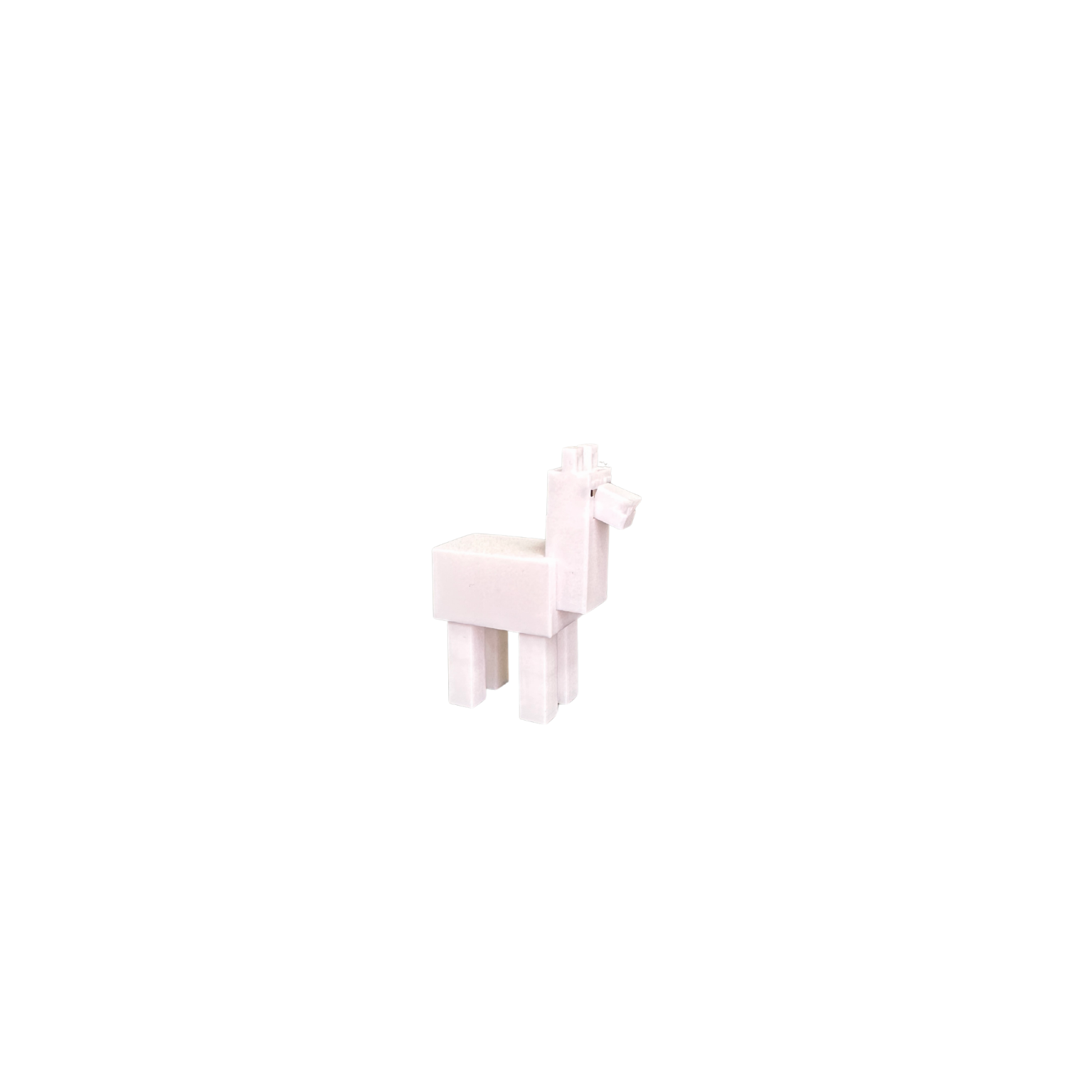 Minecraft Llama Toy - Lying Side View