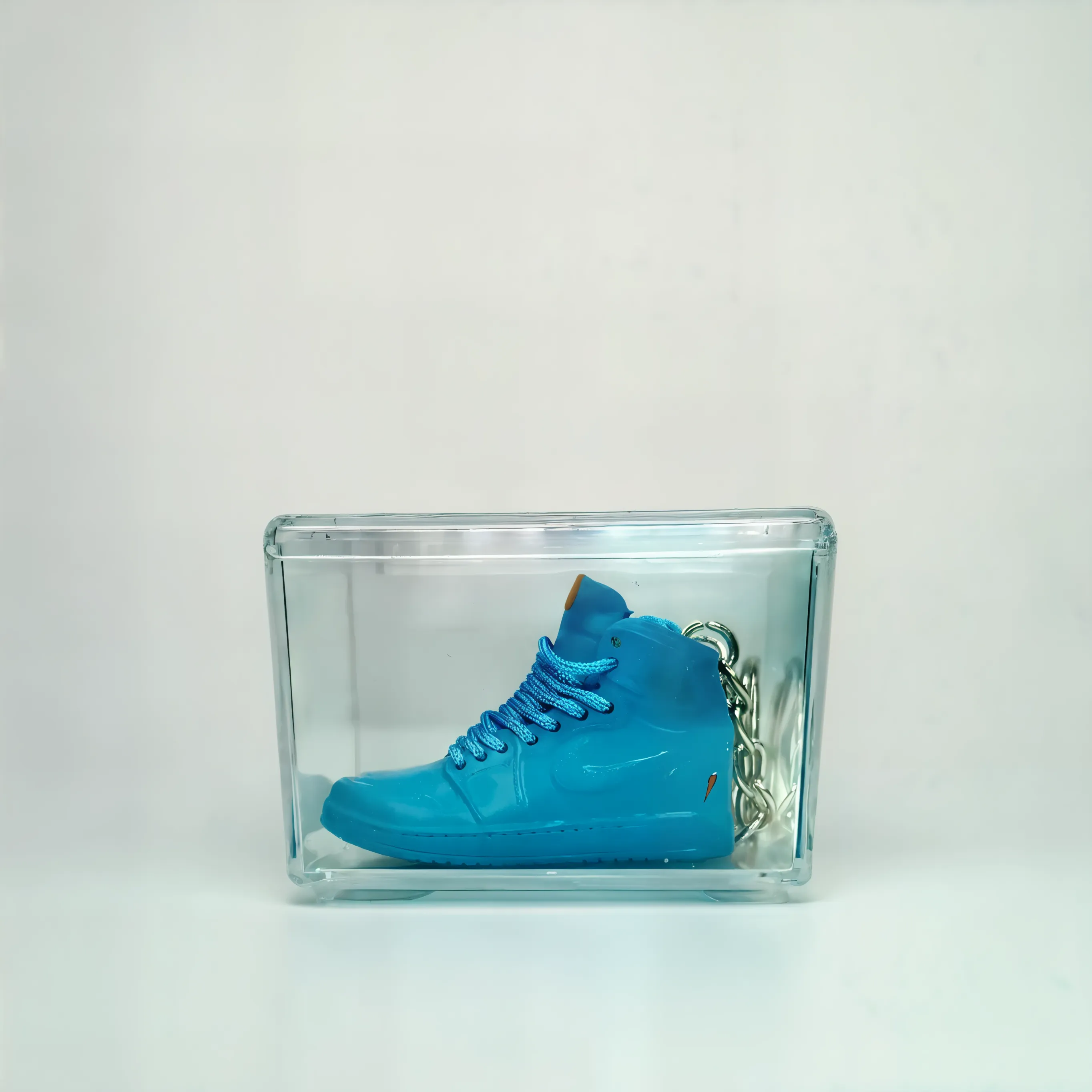 Single MiniSneakers Cool Grape - Glass Box View