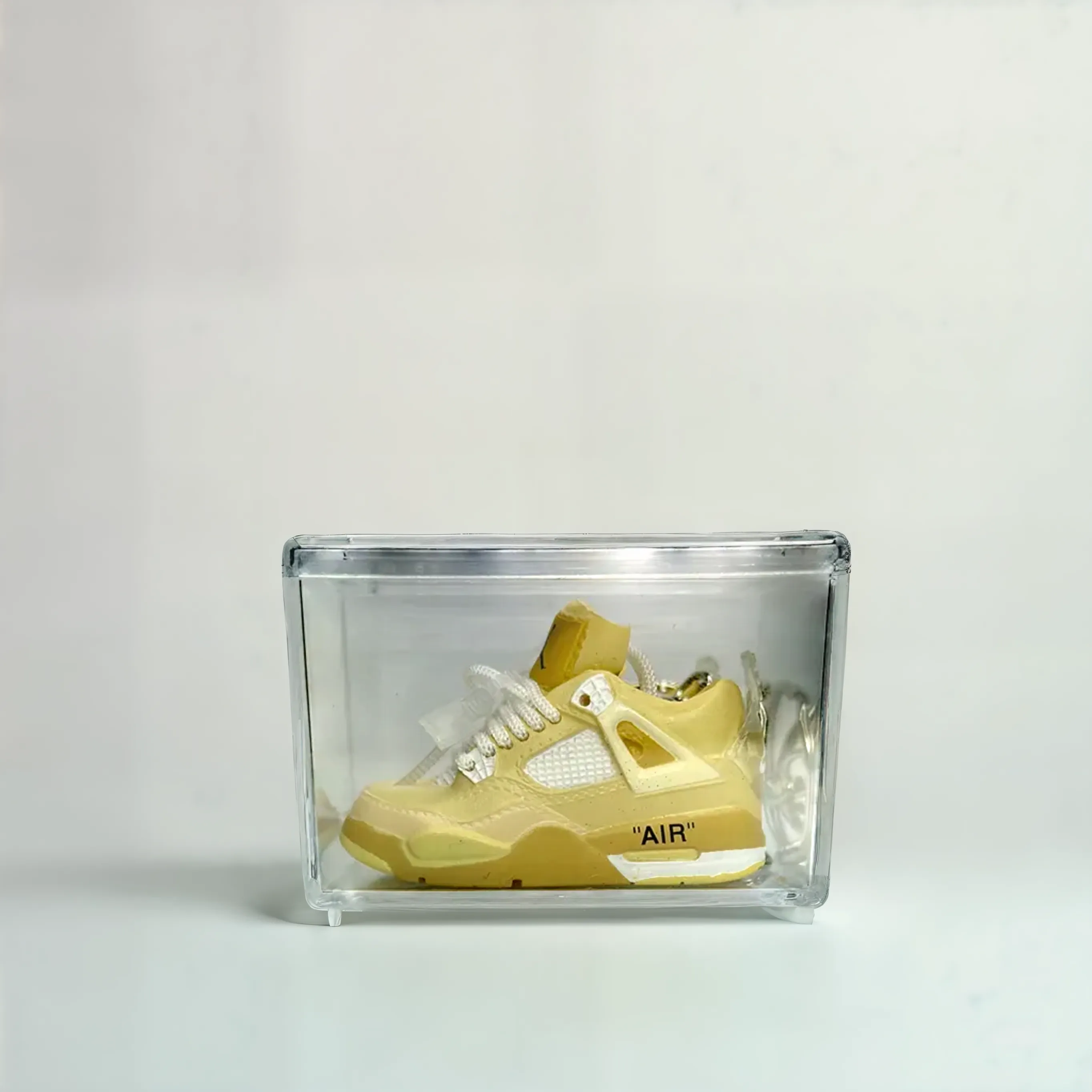 Single MiniSneakers Sail - Glass Box View