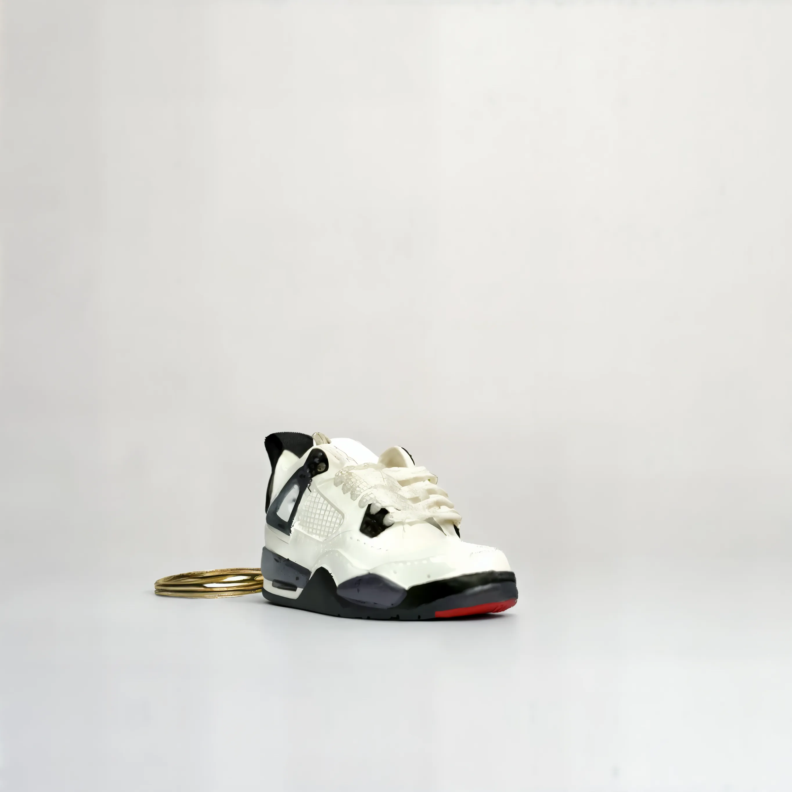 Single MiniSneakers White Cement - Side View