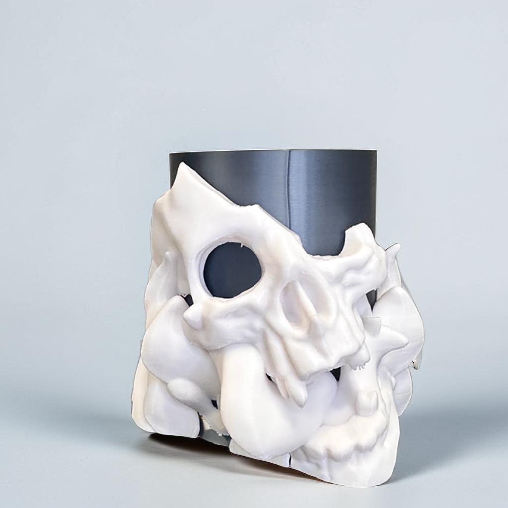 Skull Pencil Holder Organizer